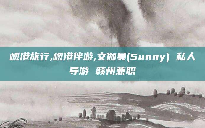 宜都岘港旅行,岘港伴游,文伽昊(Sunny) 私人导游 赣州兼职